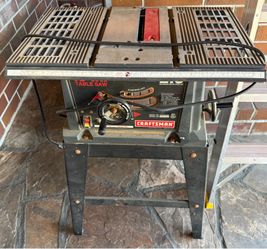 Craftsman table saw