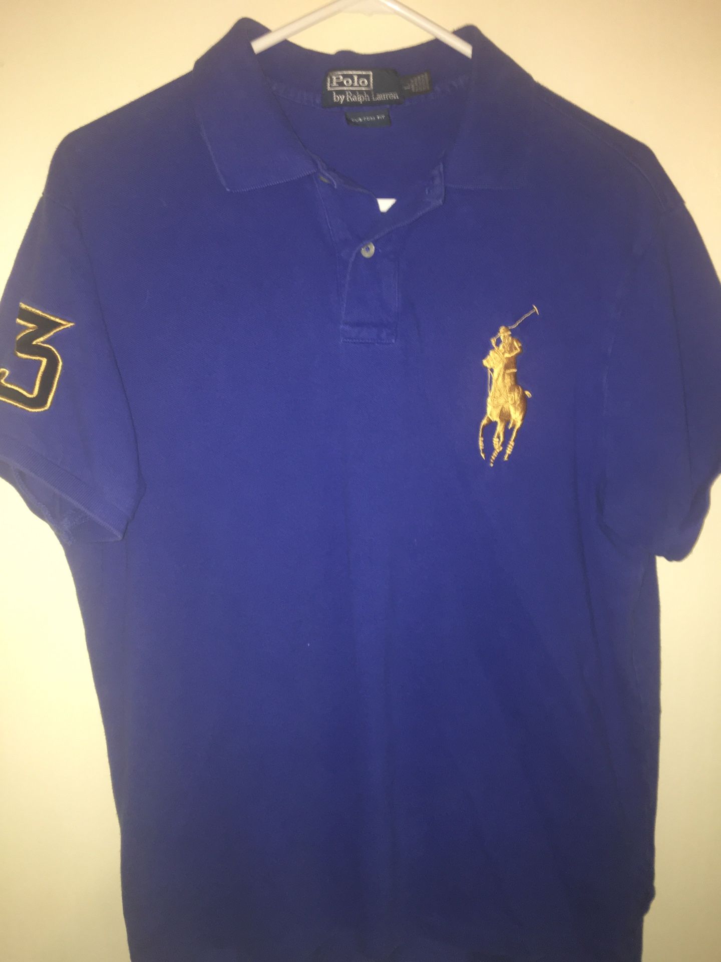 Ralph Lauren Blue Polo Big Pony Size Large