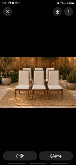 Mid century modern  Solid Walnut high back Dining Chairs by Foster-McDavid