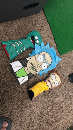 Golf Headcover set, Rick & Morty, great condition