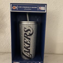 NBA Laker 25oz Bling  Tumbler in Collectors Box