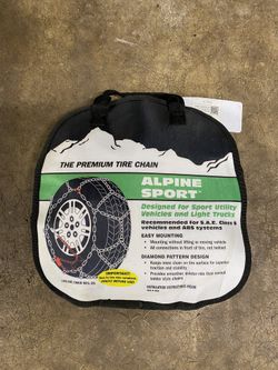 Alpine Sport Tire Chains Brand New