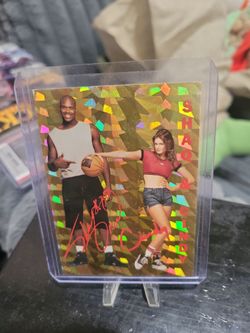 Shaq & Cindy  promo card