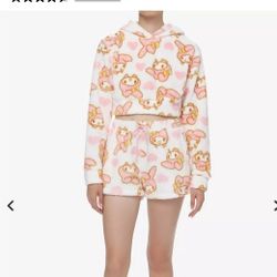 Hello Kitty(7)
My Melody Allover Print Sherpa Girls Lounge Set new from hot topic $35