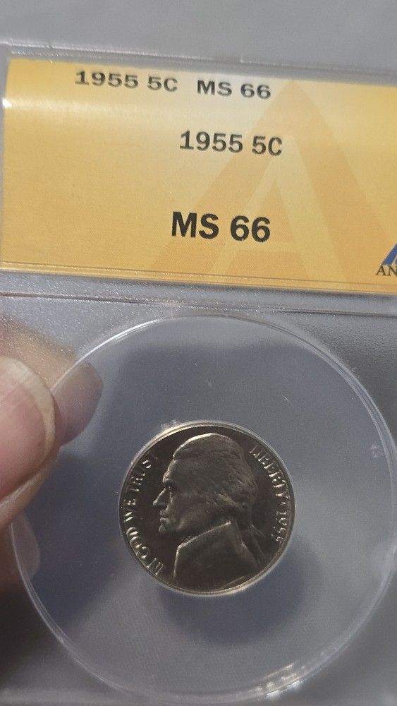 1955 Nickel MS 66 CERTIFIED
