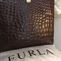 Crocodile Handles Bag FURLA