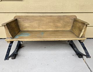 Antique Buckboard Wagon Carriage Seat