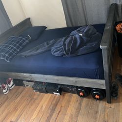 Bunk Bed Twin Over Full  Grey 