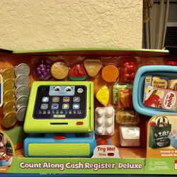 Brandnew Leap frog Count along cash Register deluxe !!!