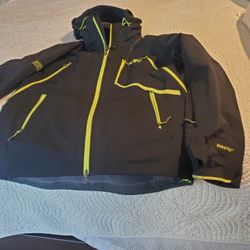 Wonderful Winter Jacket With Warm Lining &Hood Size Is Medium 