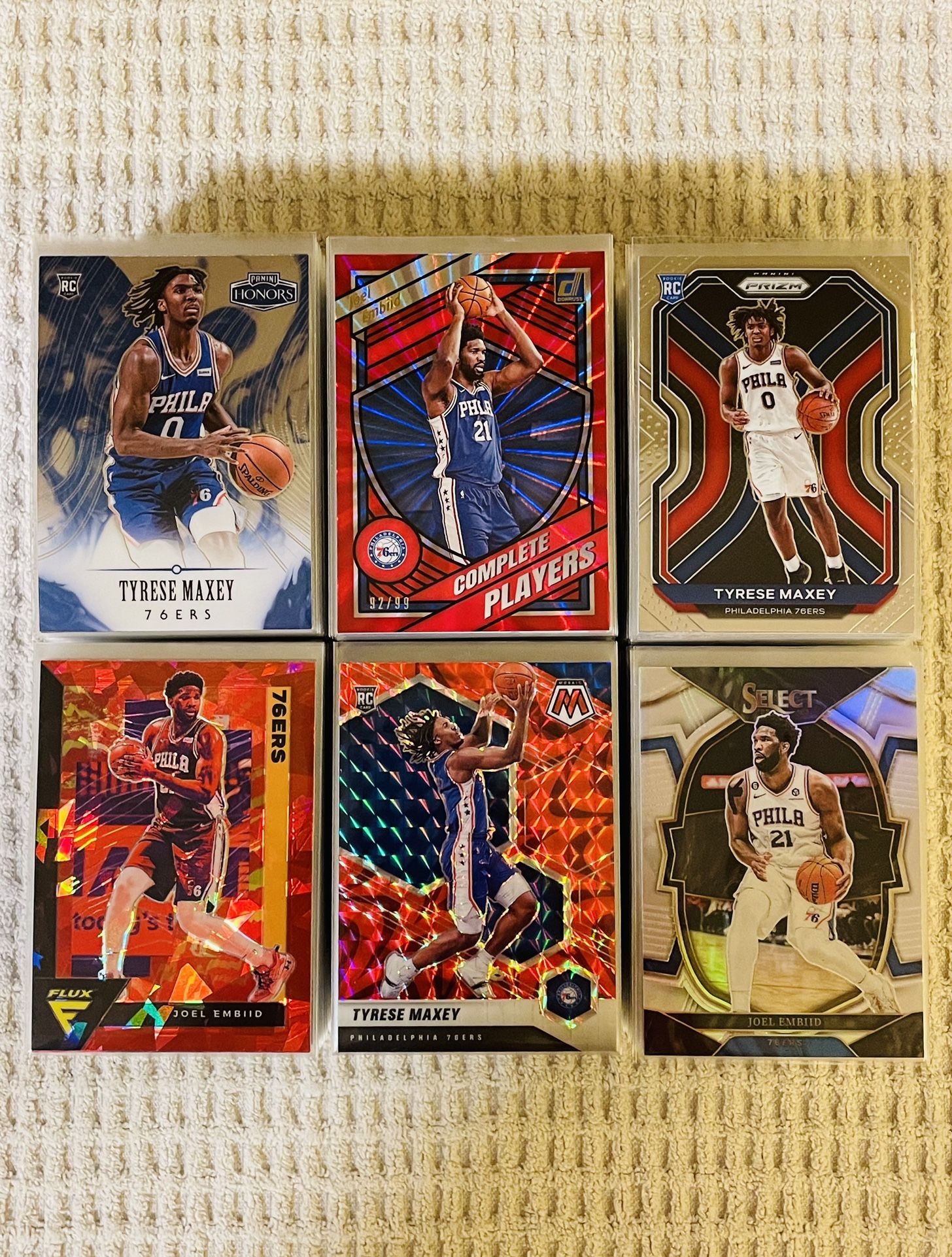 Philadelphia 76ers 350 Card Basketball Lot! Rookies, Prizms, Parallels, Autographs, Short Prints, Variations & More!