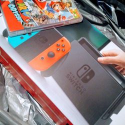 V1 Moddable Nintendo Switch BRAND NEW Bundle & V2 Joycons 