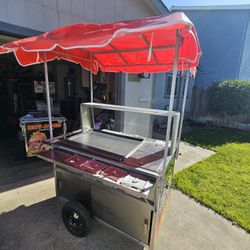 Food Cart Bill Grill / Carreta Para Comida Plancha Grande
