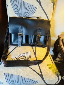 Woosir Leather Briefcase For Men Large 15.6 Laptop