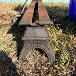 Antique Lathe With Attachments 