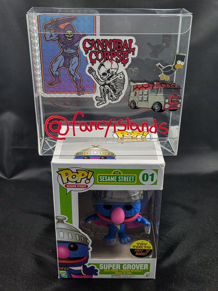 Funko Pop Vinyl Sesame Street Super Grover #01 Toy Tokyo First to Market