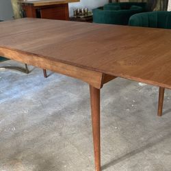 Finn Juhl MCM Extension Dining Table With Sleeve