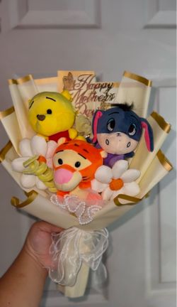 Mini Winnie the Pooh Bouquet 💐Mother’s Day Gift, Birthday Gift, Graduation Gift💐
