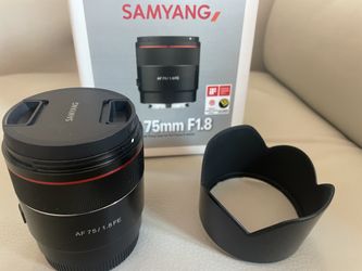 Samyang 75mm F/1.8 Lems Sony FE Mount