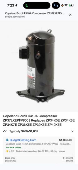 3.5 Copeland Scroll R410A Compressor