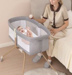 Brand New In Box Adjustable Bedside Crib