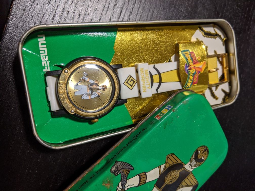 Power rangers vintage watch (white ranger)