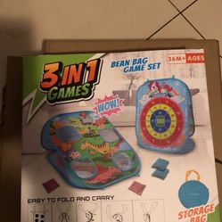 3 in 1 Kids Toys Bean Bag Toss Game 