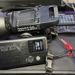 Aputure 120d Mark II + Light Storm Mini 20d + Sidus Link Bridge Kit – Complete Lighting Bundle