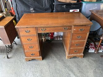 Vintage Solid Maple Desk