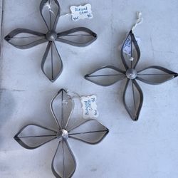 Blessed Handcrafted Metal Art Crosses Wall Decor