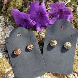 Florida Water Remnants And Sage Earrings 