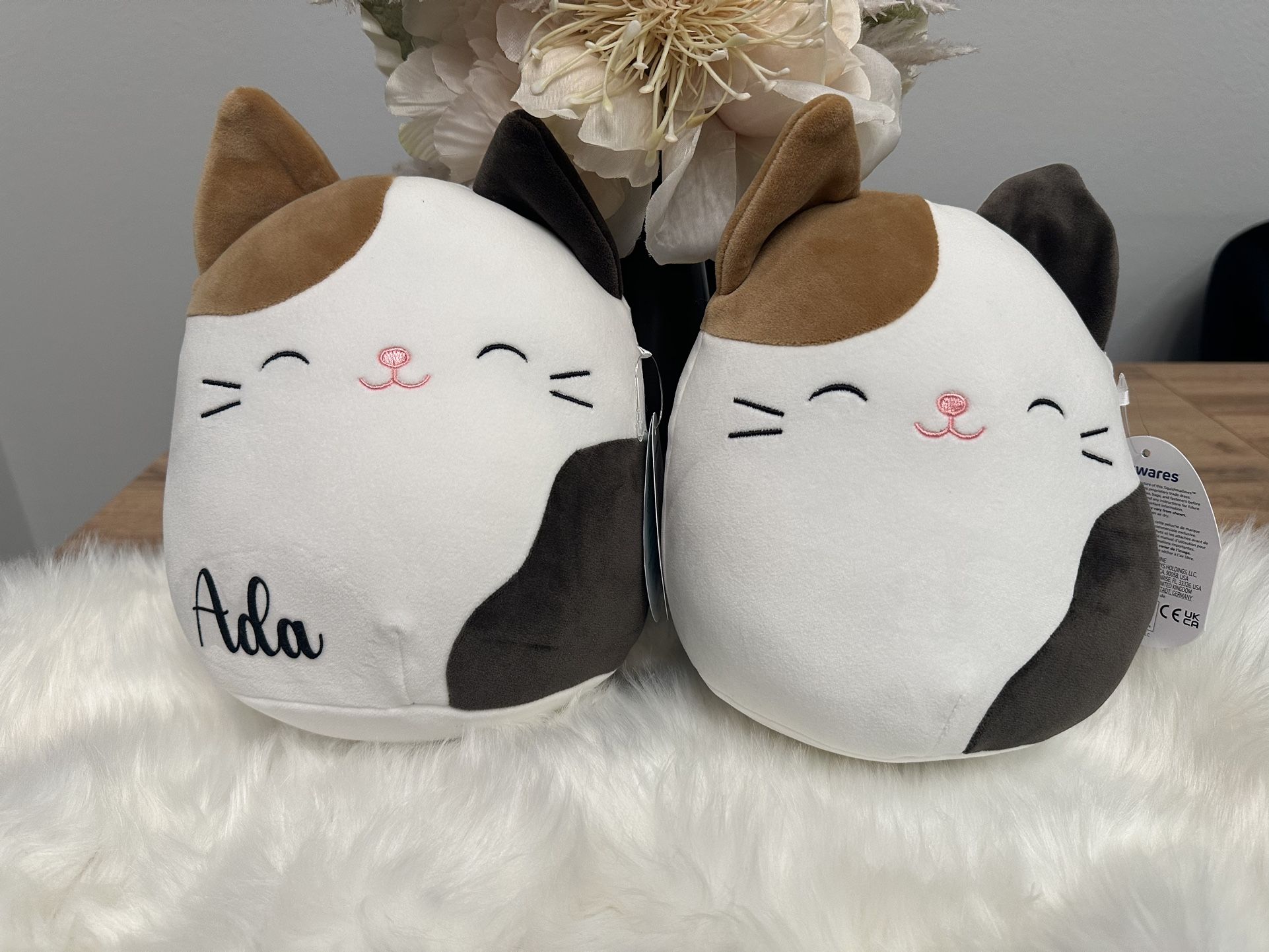 Personalized/ Custom Squishmallow 7.5-8”/ Stuffed Plushies - Malcom or Cam