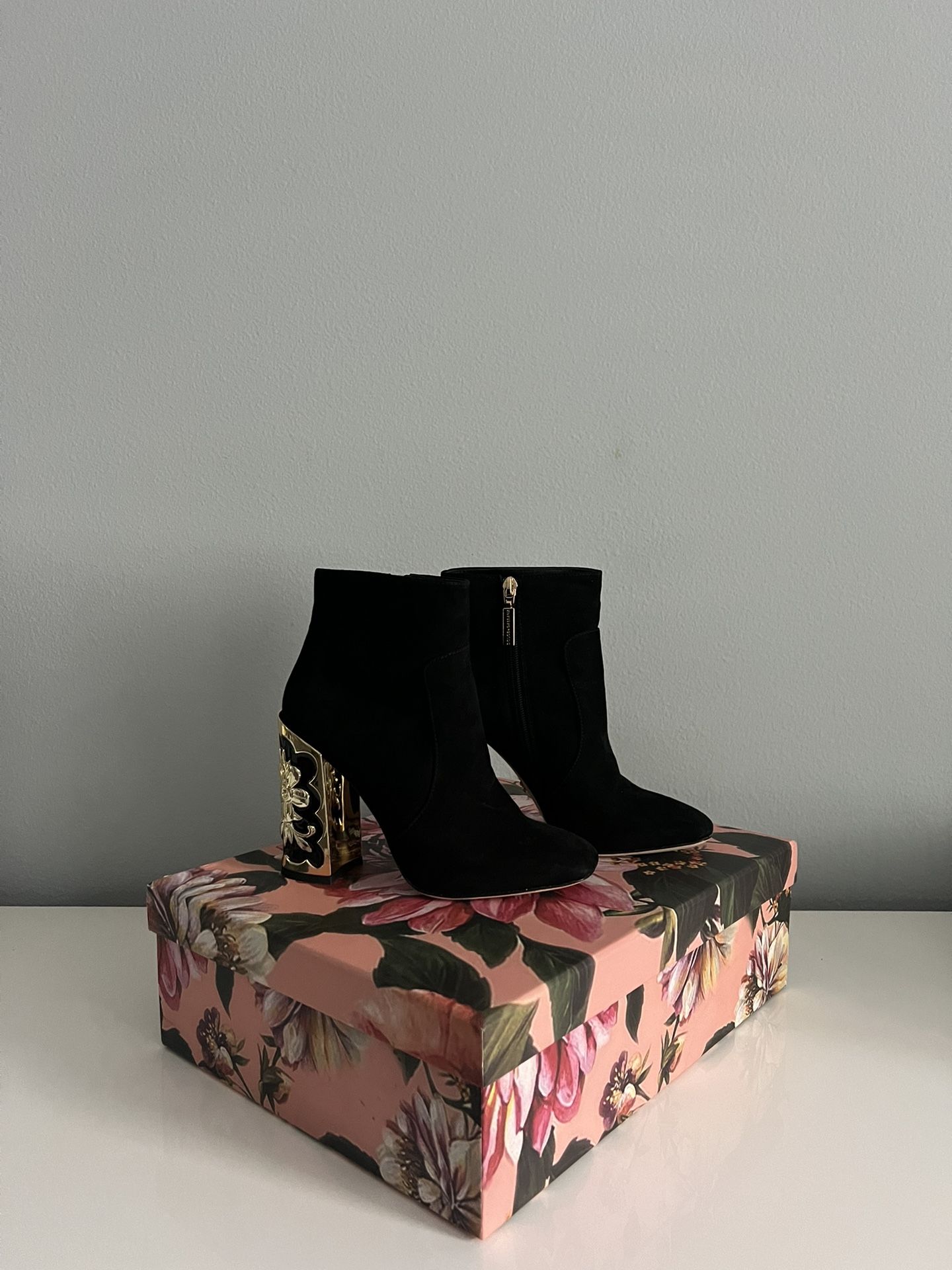 Dolce & Gabbana Black Suede Boots