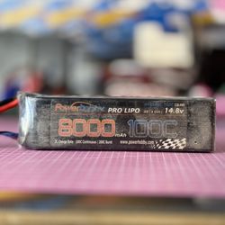 Powerhobby 8000mAh 100C 4S LiPo Battery – Used, Tested, Traxxas Plug