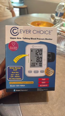 Upper arm blood pressure monitor
