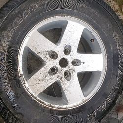 Goodyear Tire With Rim 