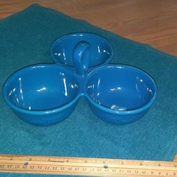 Longaberger Pottery Relish Tray