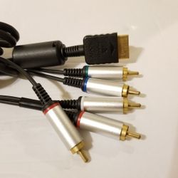 ⭐Original OEM Sony PlayStation PS3/Ps2 Component AV Cable - Gold Plated - Tested%Working 100%⭐ Available Today
