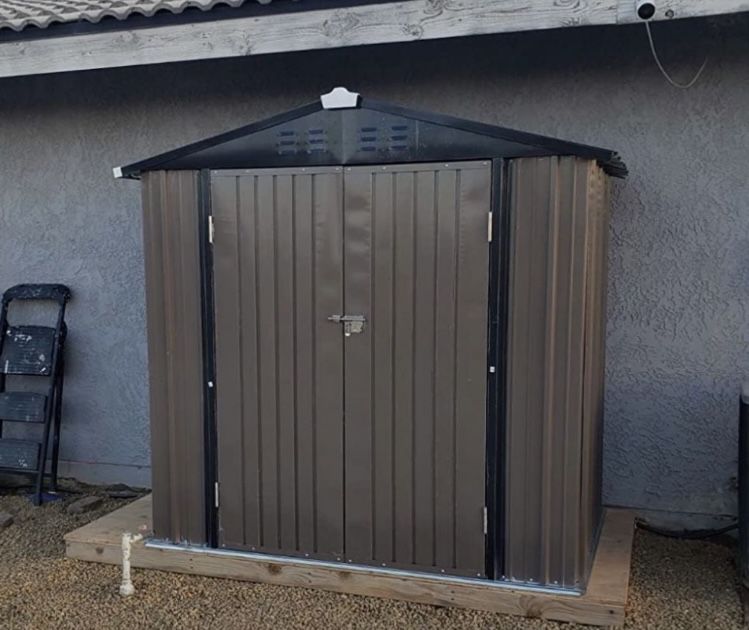 Metal Shed 8x6 Brand New  Yard Lawn Garden Storage  Assemble required 