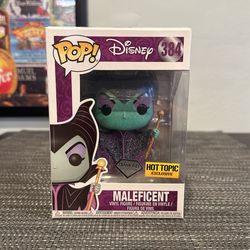 Disney Sleeping Beauty Maleficent Diamond Glitter Pop Figure