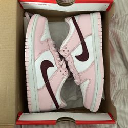 Pink Nike Dunk lows
