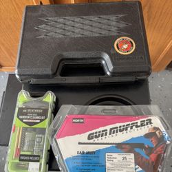 Doskocil Handgun Hard Case   & Hearing Protection 