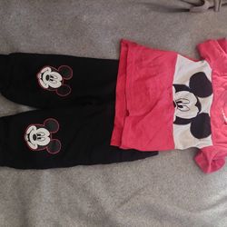 Mickey Outfit 12 Months