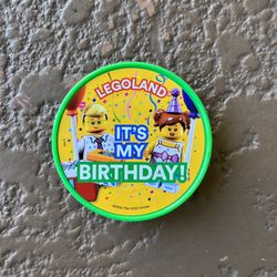 Brand new large Legoland Birthday Pop Badge