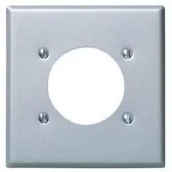 LEVITON - SS WP 2G PWR OUTLET 2,147 HOLE STD SIZE