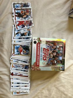 Topps Holiday mega box 80 card lot basketball cards
