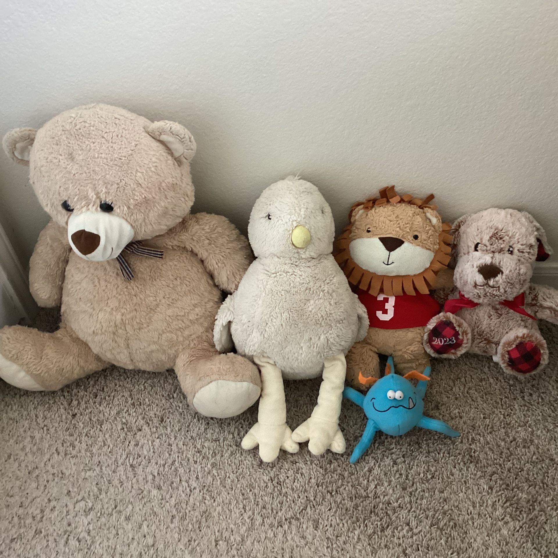all For $5-Stuffed animal bundle including Pottery Barn Kids Baby Chick