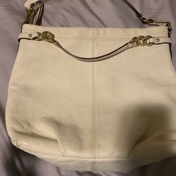 Coach leather hobo handbag