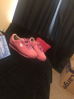 Pink puma worn once size 3