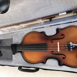 New Violin With Ebony Outfit 